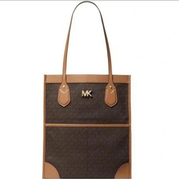 Michael kors tall best sale tote